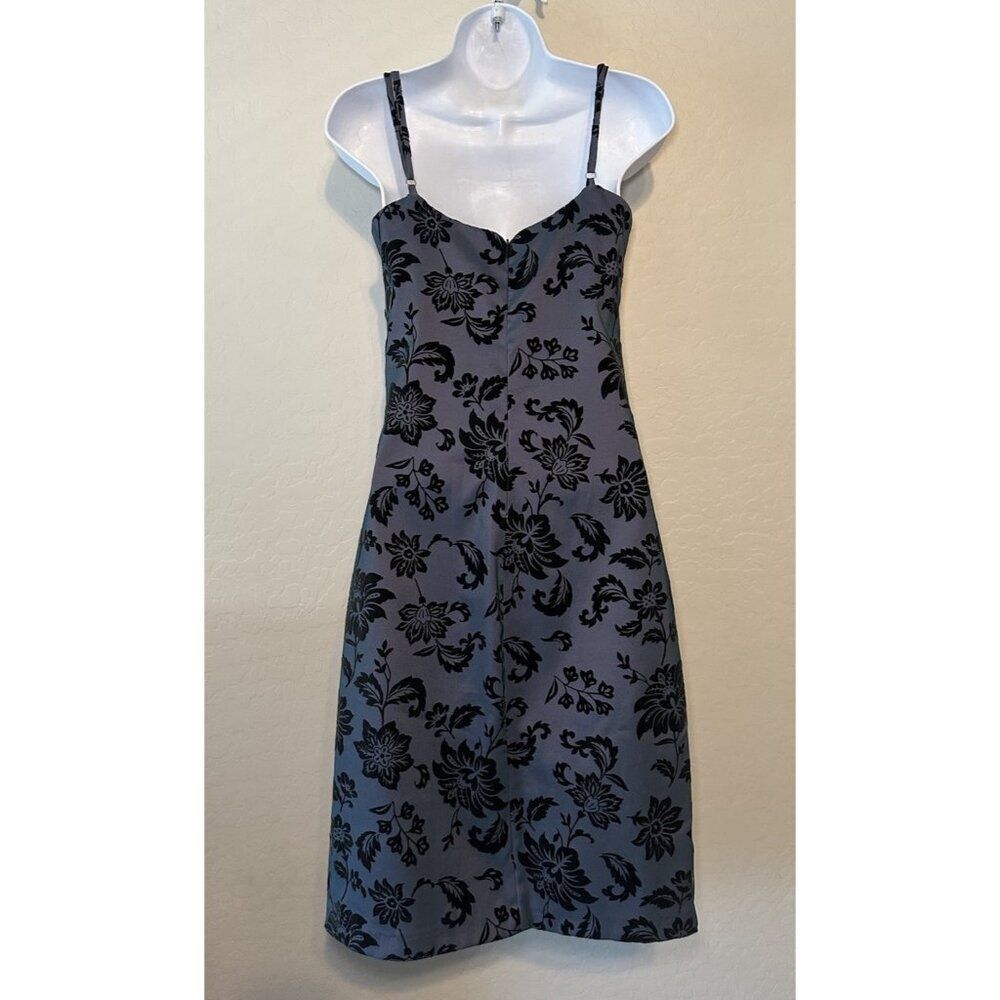 Y2K Babydoll Fairy Whimsigoth Midi Dress Size 9 Purple‎ Burnt Velvet 2000’s - Picture 6 of 11